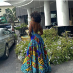 ankara flayed full dress